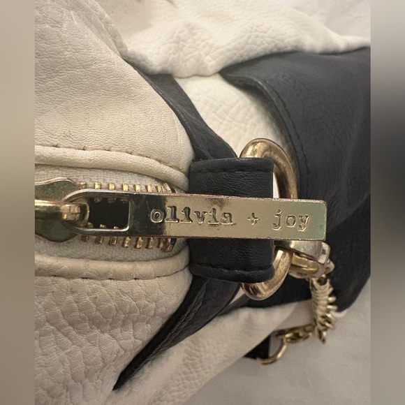 2/$30 Olivia + Joy Large Color-block Shoulder Bag Gold Hardware Removeable Strap - Picture 14 of 16